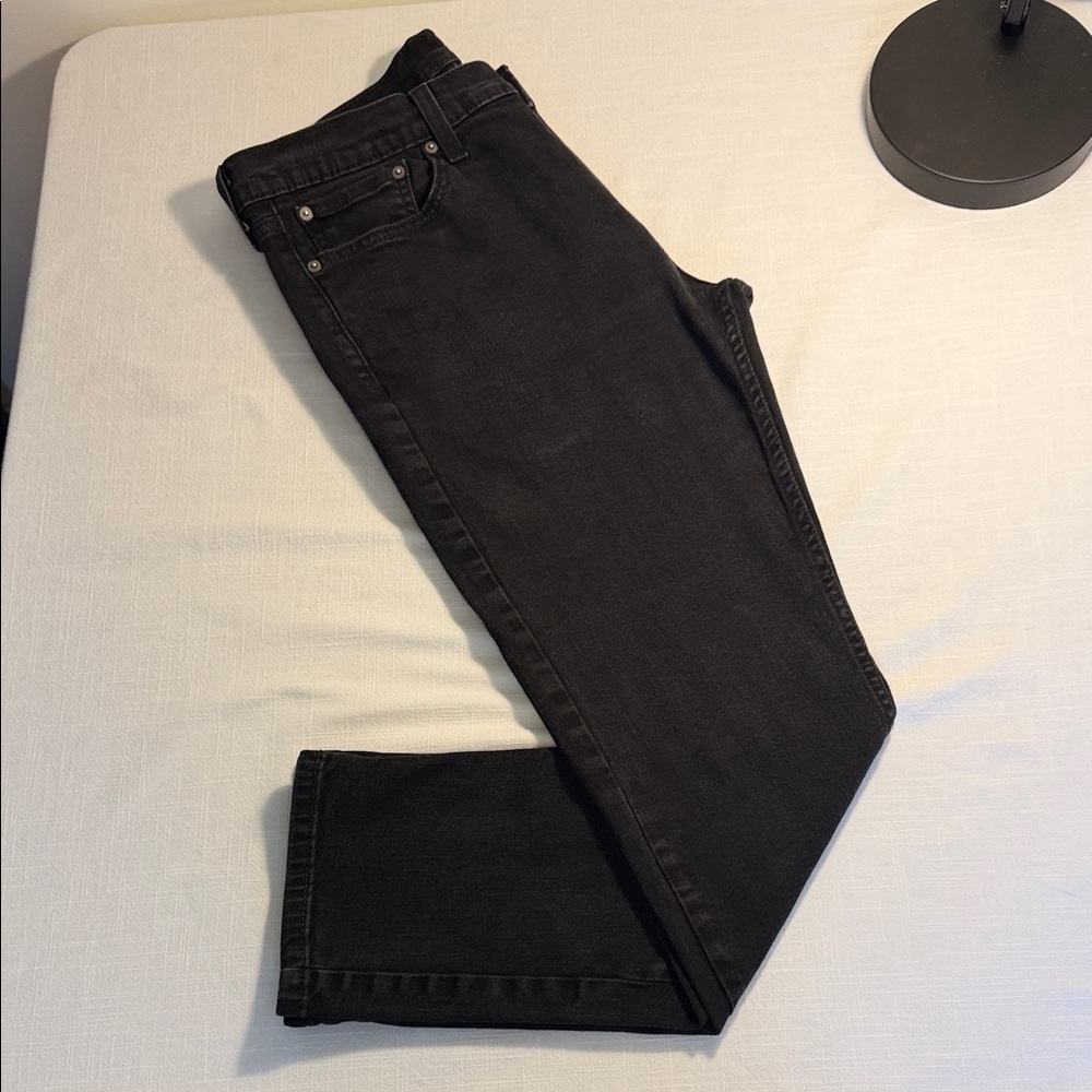 Levi's Black Slim Straight Men's Jeans